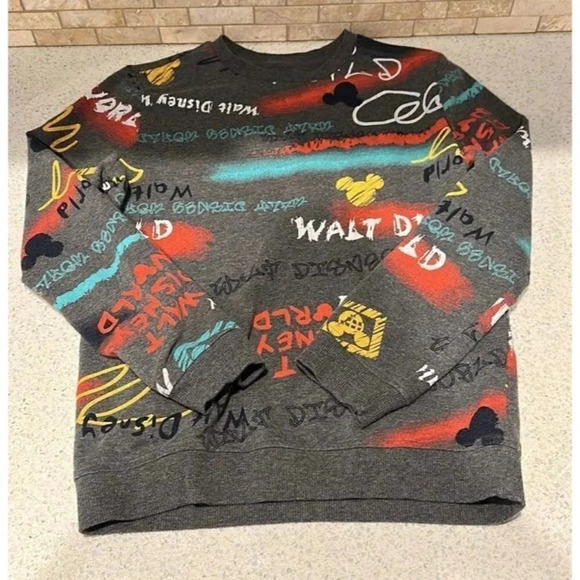 Walt Disney‎ world graffiti style sweater kids XL BH - Picture 2 of 3